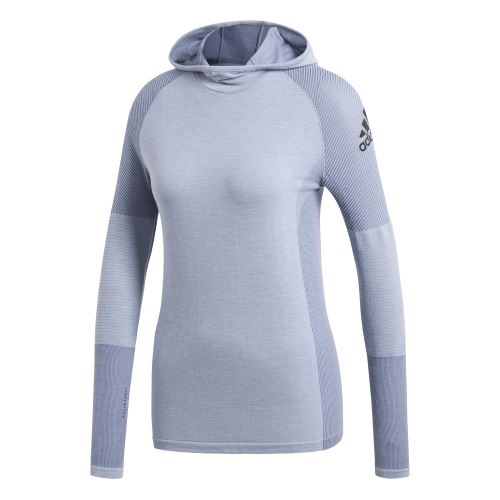 T-shirt adidas Climaheat Primeknit Hooded M Gris