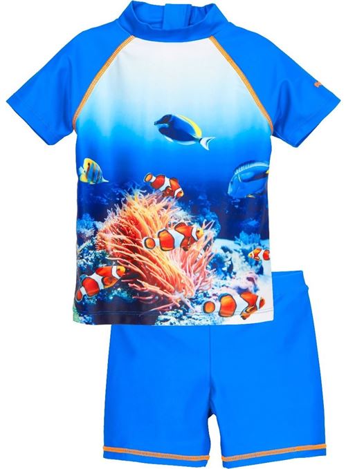 Playshoes set de natation bleu résistant aux KoraalUV en 2 pièces 98/104