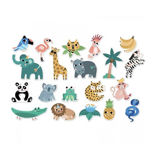 Vilac Multicolore Magnets Jungle Michelle Carlslund