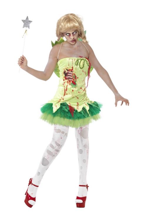 Costume de fee clochette zombie m