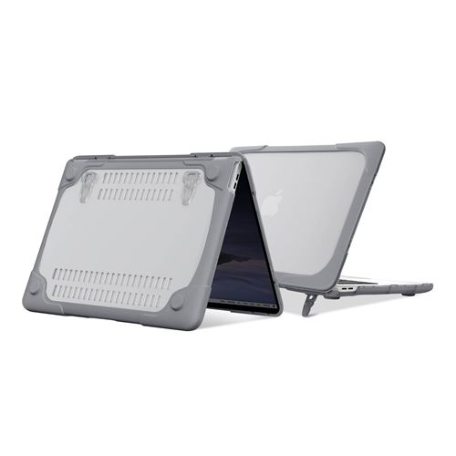 Coque pour Macbook Pro 13'' 2020 Protection Intégrale Rigide Contour Souple Gris