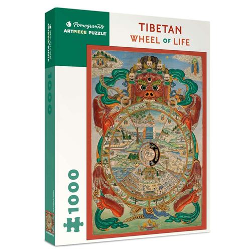 Puzzle tibetan - wheel of life - 1000 pièces