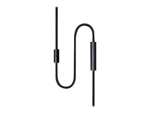 Master & Dynamic MH30 - Koptelefoon met micro - op oor - met bekabeling - 3,5 mm-stekker - zwart leer, zwart metaal