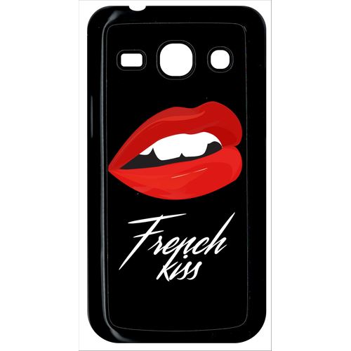 Coque Samsung Galaxy Core+ Plus French Kiss Bouche