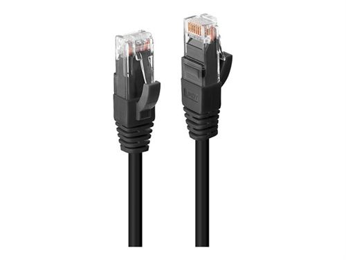 LINDY 45437 RJ45 C&acirc;ble r&eacute;seau, c&acirc;ble patch 10.00 m noir 1 pc(s)