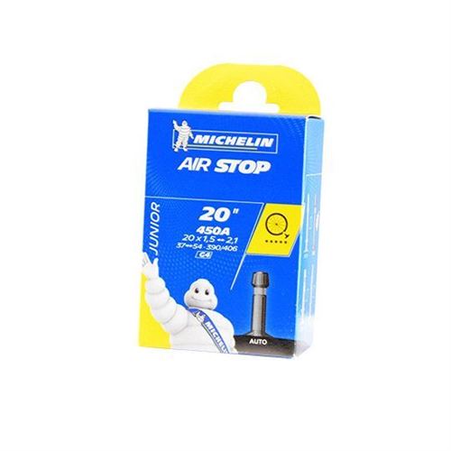Chambre a air velo 20 x 1.50-2.125-450a michelin g4 valve standard 36mm 148g