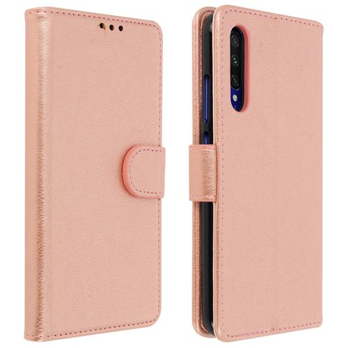 Housse pour Xiaomi Mi A3 avec Porte-cartes Fonction Support rose champagne