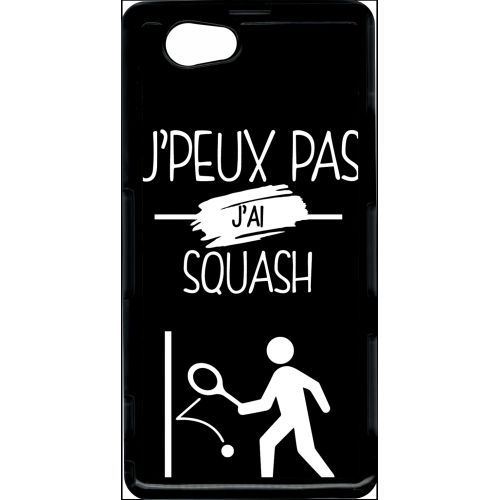 Coque sony z1 mini j peux pas j ai squash 2
