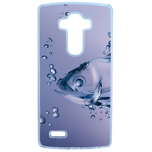 Coque Poisson D'eau Bulle Compatible Lg G4 Transparent