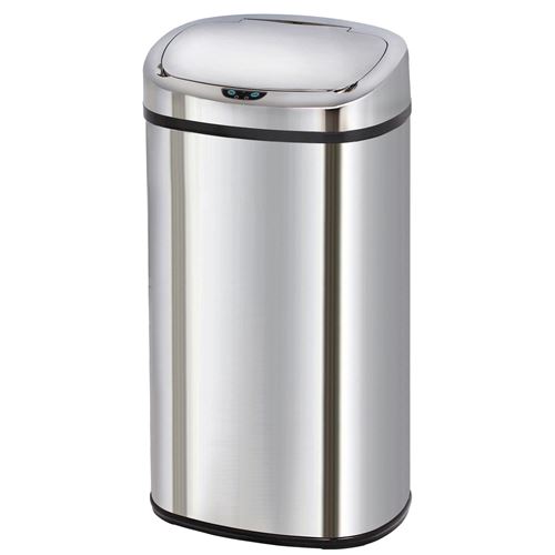 Poubelle de cuisine à ouverture automatique Kitchen Move Majestic inox 68 - vue 2