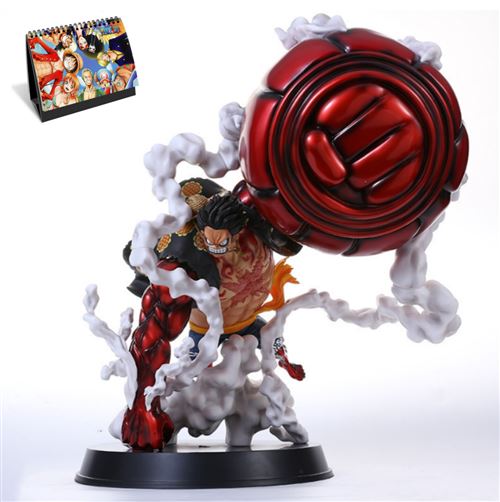 Figurine Animation One Piece Monkey D. Luffy 4 Kong 25cm avec Calendrier One Piece 2021 en français