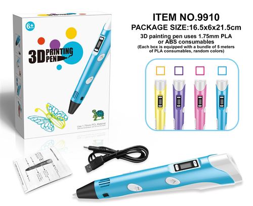 Stylo d'impression 3D bricolage avec USB 5V, stylo à dessin graffiti 3D,  filament PLA pour enfants, jouets pour enfants, cadeaux d'anniversaire -  AliExpress