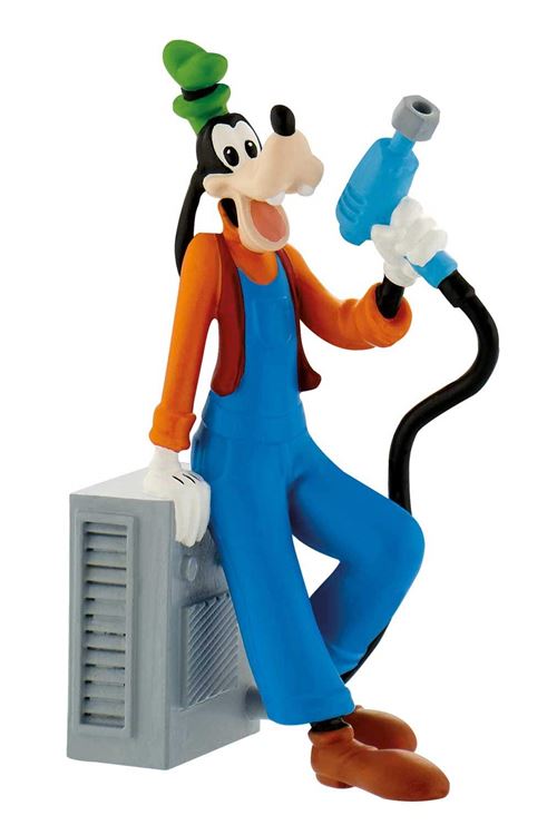 Bullyland Mickey Mouse Figurine Disney Junior Pilote de Course Goofy, 15462