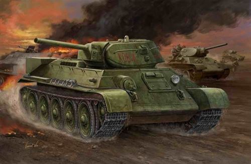 Russian T-34/76 (1942 No.112) Tank - 1:48e - Hobby Boss