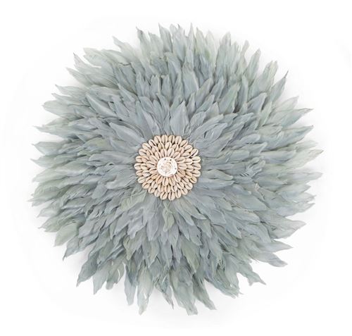 CHILDHOME Juju Feathers Decoration Murale 30 Cm Gris Clair