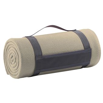 Plaid couverture polaire - 88105 beige - 150x120 cm - taille:unique - 1