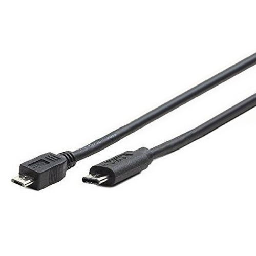 Cablexpert - Câble USB - USB-C (M) pour Micro-USB de type B (M) - USB 2.0 - 1 m - moulé, connecteur C réversible - noir