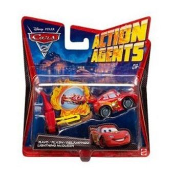 Véhicule Miniature Cars Véhicule Action Agent Mcqueen - Cars 2 Mattel Multicolore - 1
