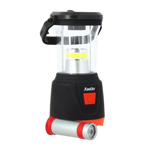 Lanterne LED 2 en 1 - mini torche intégré - 380 lumens