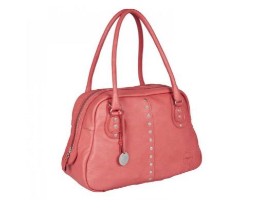 Sac à langer premium label cuir corail - lassig