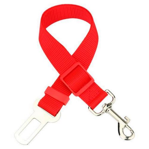 Meilleurs prix pour Ceinture de sécurité pour chien chat laisse voiture rouge - guizmax