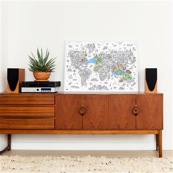 Poster à colorier - Atlas