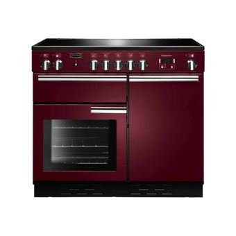 Falcon Professional + 100 - Cuisinière (four à deux étages) - pose libre - largeur : 100 cm - profondeur : 61 cm - hauteur : 90.5 cm - rouge airelle