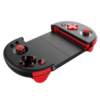 Noir + Rouge Manette de Jeu sans Fil Bluetooth Gamepad Controller Console de Jeu avec Support Réglable pour Android/iOS/PC. Garsentx Manette de Jeu Bluetooth 