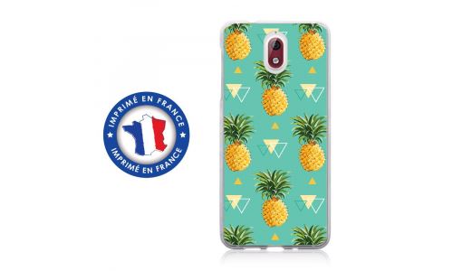 Coque souple pour Nokia 3-1 avec impression Motifs ananas