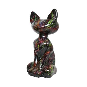 Statue Chat Design En Resine Multicolore Sylvestre 114 Cm Achat Prix Fnac
