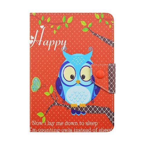 Yonis Multicolore Housse Universelle Protection Tablette 7 Pouces Étui Horizontal Motif Chouette