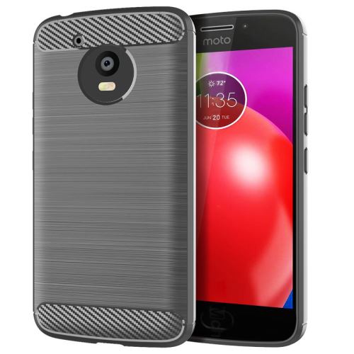 Etui Coque de protection durable souple pour Moto E4 (USA version) - Gris