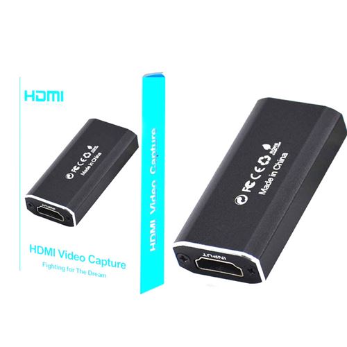 Boitier d'acquisition vidéo 4K HDMI Carte de Capture USB 3.0 1080p60 avec  décodage game carte