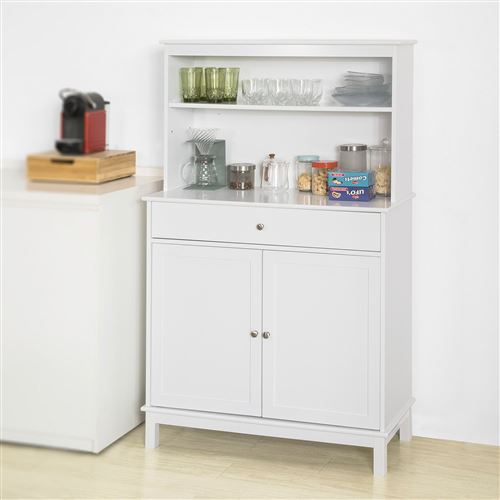 SoBuy® FSB26-W Desserte Cuisine Commode Meuble de Rangement Cuisine Buffet