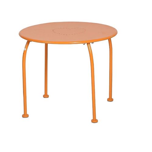 Table extérieur enfant Bari Hespéride orange