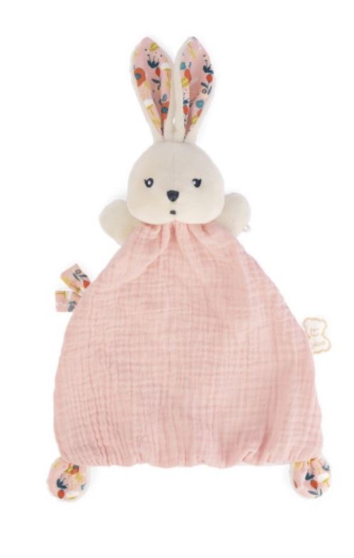 K'Doux Doudou Lapin Coquelicot