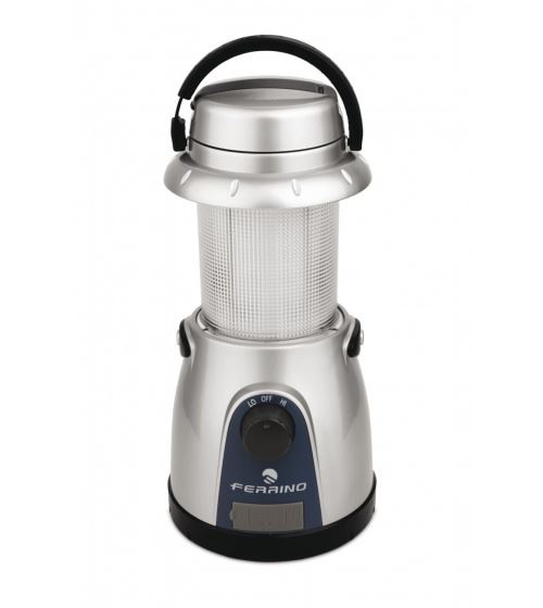 Ferrino dynamo lampe de camping led 23 cm argent