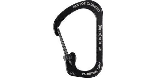 Nite Ize Karabinerhaken S-Biner Slide-Lock Nr.2 schwarz