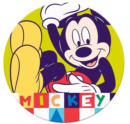 Disney serviette de plage Mickey Mouse 120 cm polyester jaune