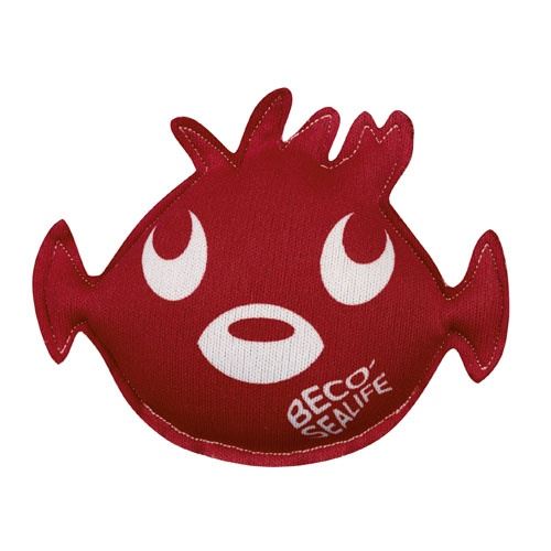 Beco éponge Pinkyanimal 12,5 x 11 cm rouge