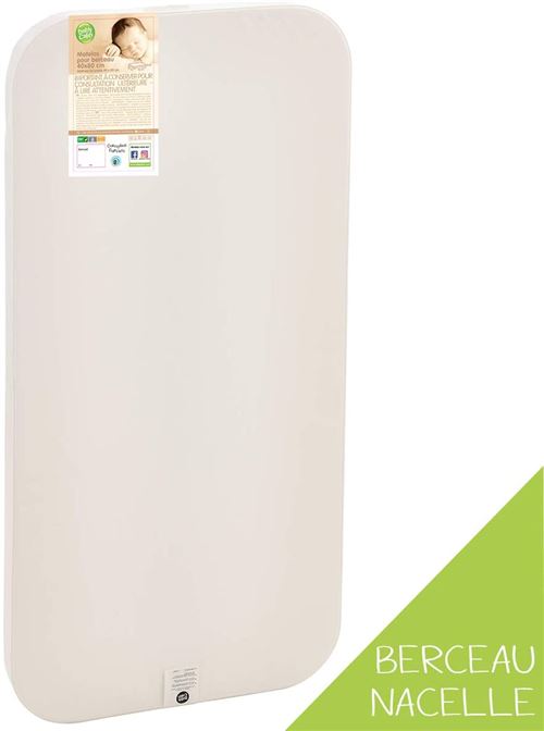 Babycalin Matelas Nomade de Berceau 24kg/M3