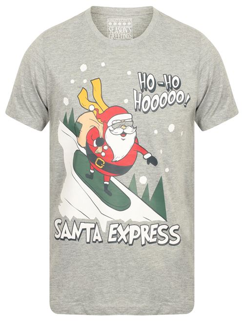 T-shirt de Noël pour Homme Santa Express - Moyen