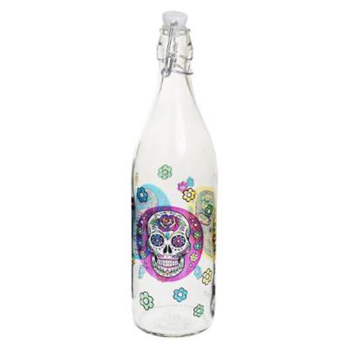 Bouteille à Limonade Mexico Skull 1L Multicolore