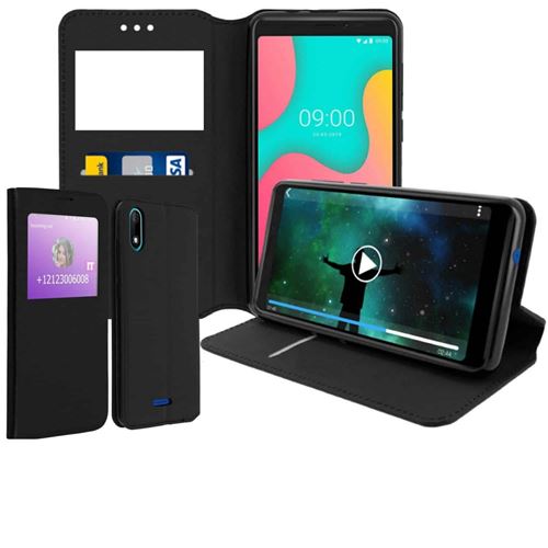 Etui de protection Porte carte pour WIKO Y60 -Noir