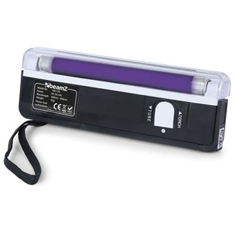 Beamz PLP14 - Lumière Noire LED avec Batterie Intégrée 6x 1 Watt,  Projecteur LED, Lumière LED, Télécommande Incluse, Port USB, Idéale pour  les DJs pour Animer vos Soirées et Mettre l'ambiance 