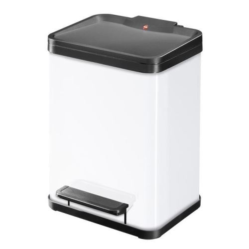 Hailo poubelle a pédale öko duo plus m blanc 0622-230