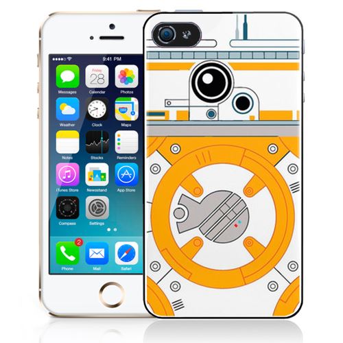 Coque pour iPhone 5C star wars bb8 minimalist
