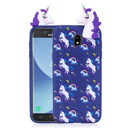 Galaxy J5 (2017) Coque Protection TPU Licorne 3D Violet ALS51799