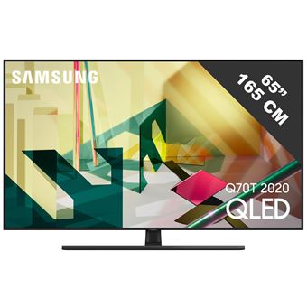 Samsung QE65Q70TAT - Classe de diagonale 65&quot; Q70T Series TV LCD rétro-éclairée par LED - QLED - Smart TV - Tizen OS - 4K UHD (2160p) 3840 x 2160 - HDR - Quantum Dot, Double LED - noir - 1