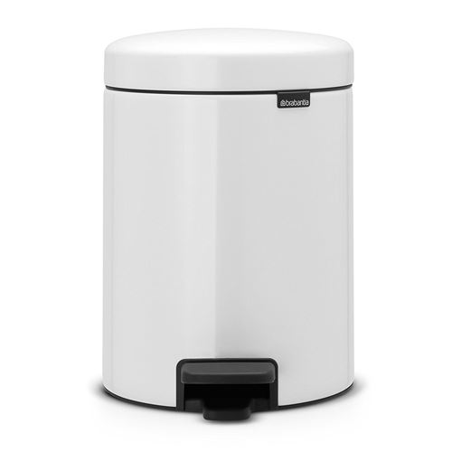 Poubelle à pédale 3l blanc Brabantia 112126